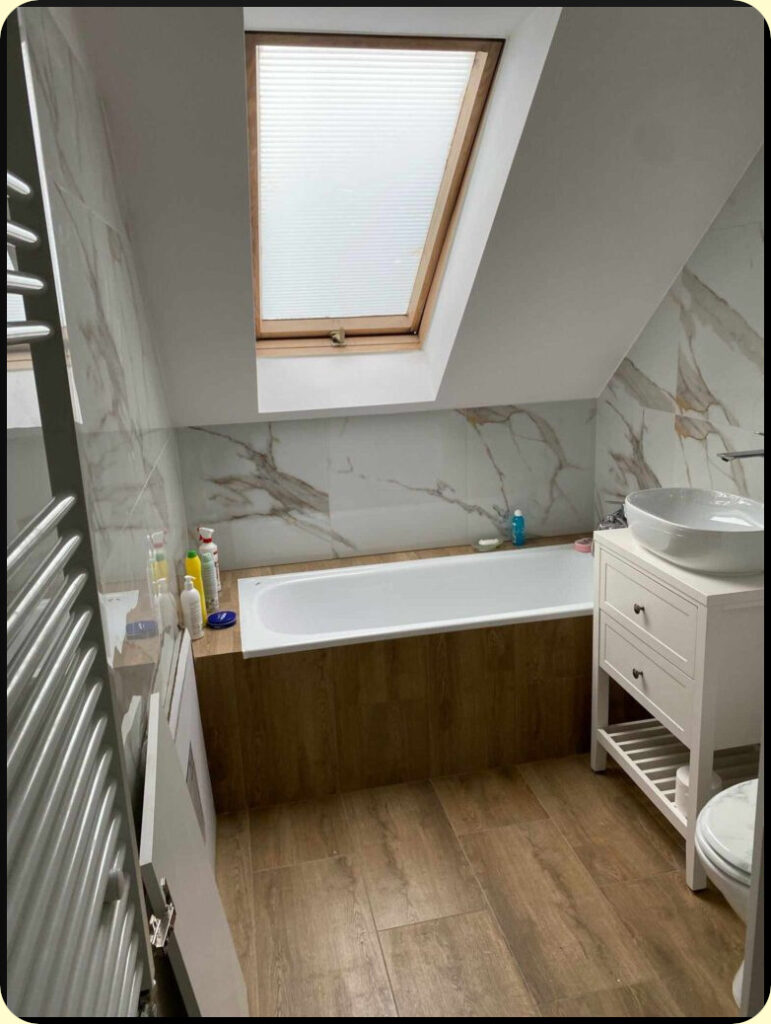 Wykończenie wnętrz łazienka